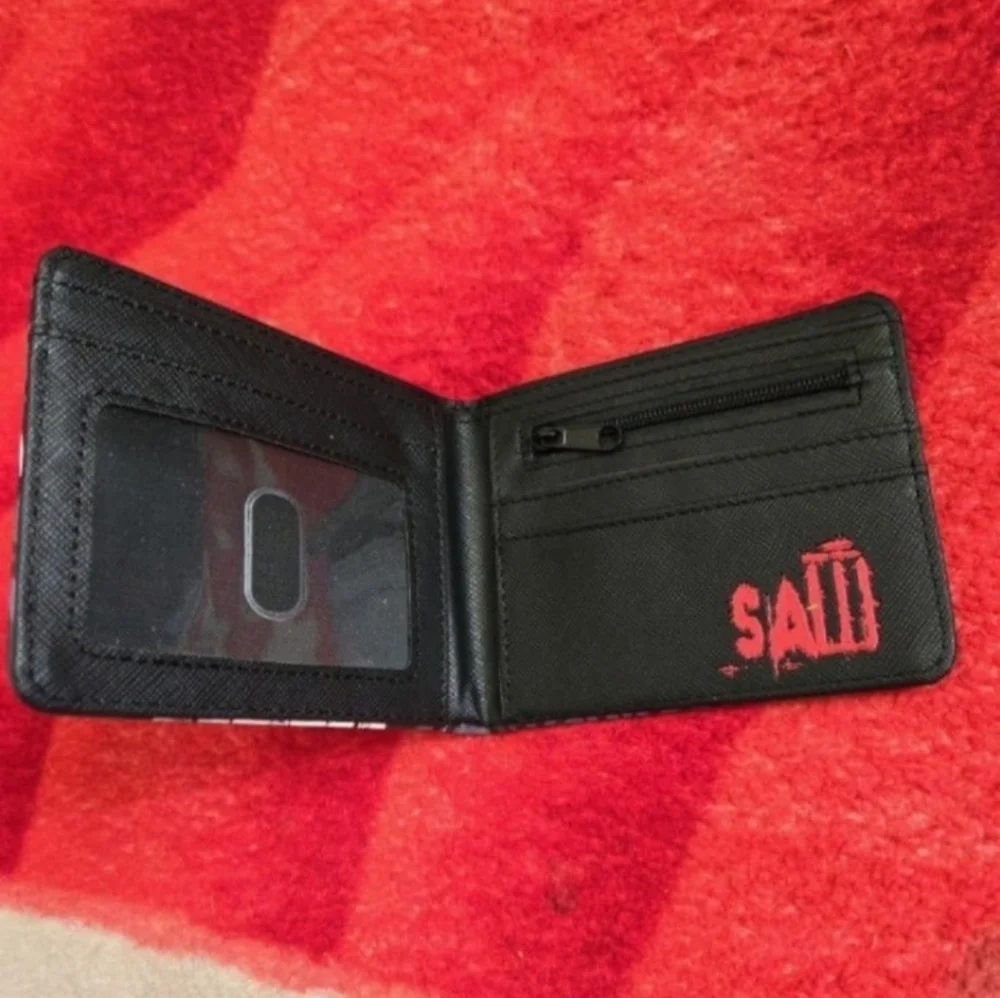 New Saw Billy Halloween Horror Anime Manga Leather Wallet
